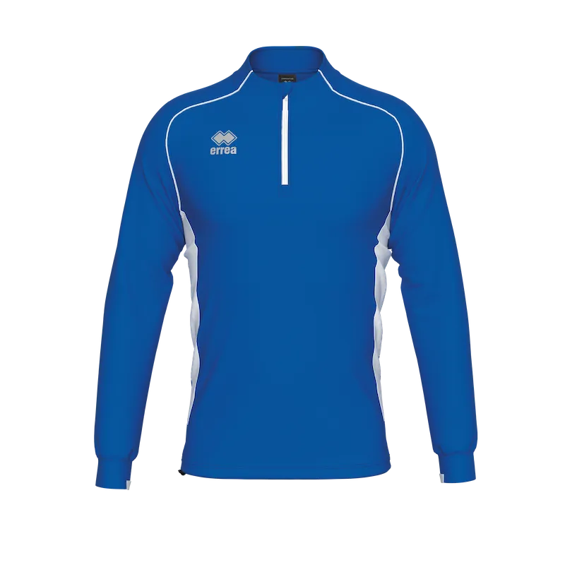 ERREA DYNAMIC 1/4 ZIP SWEATSHIRT BLUE WHITE