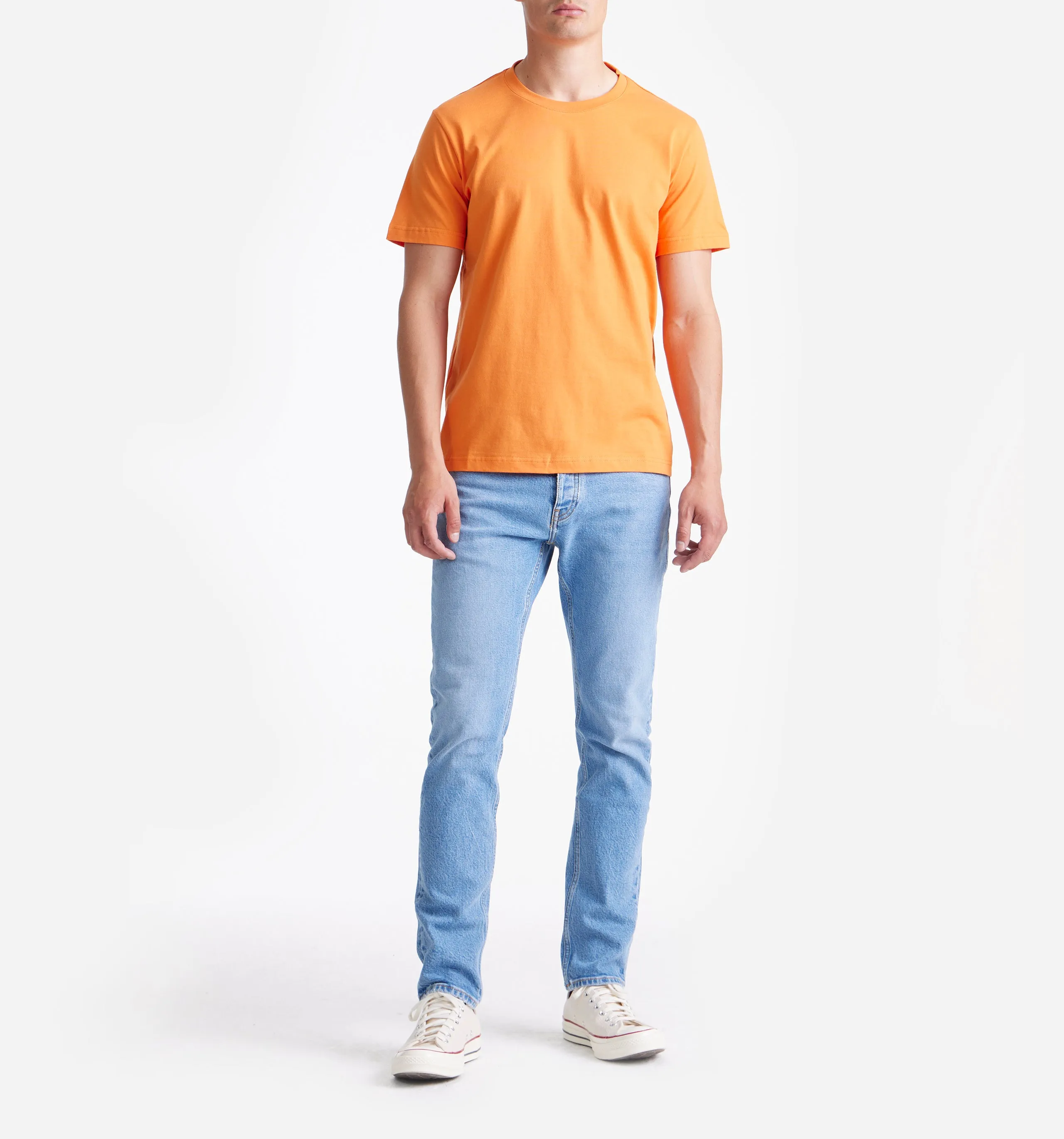 Essential Cotton T-shirt Orange