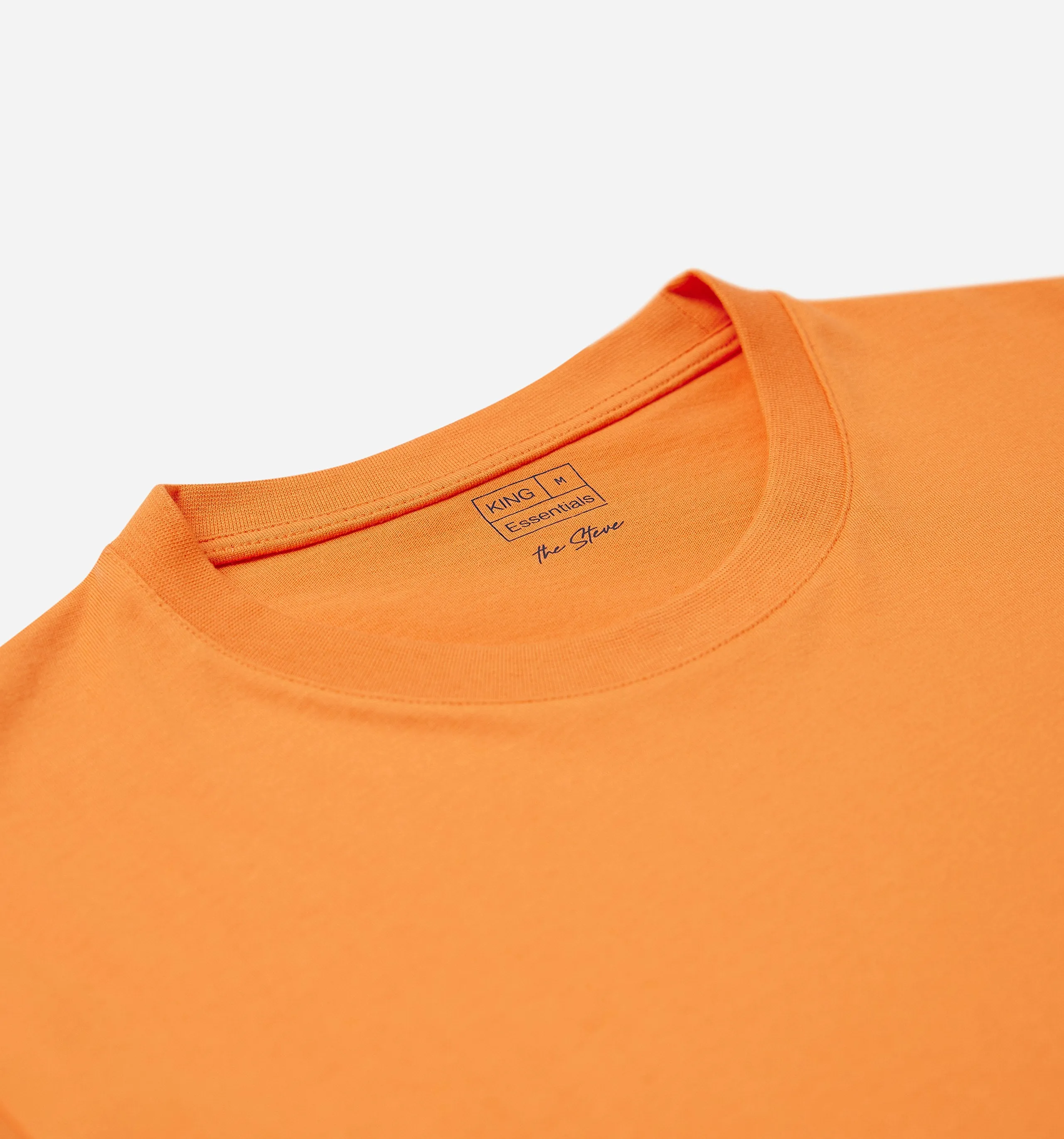 Essential Cotton T-shirt Orange