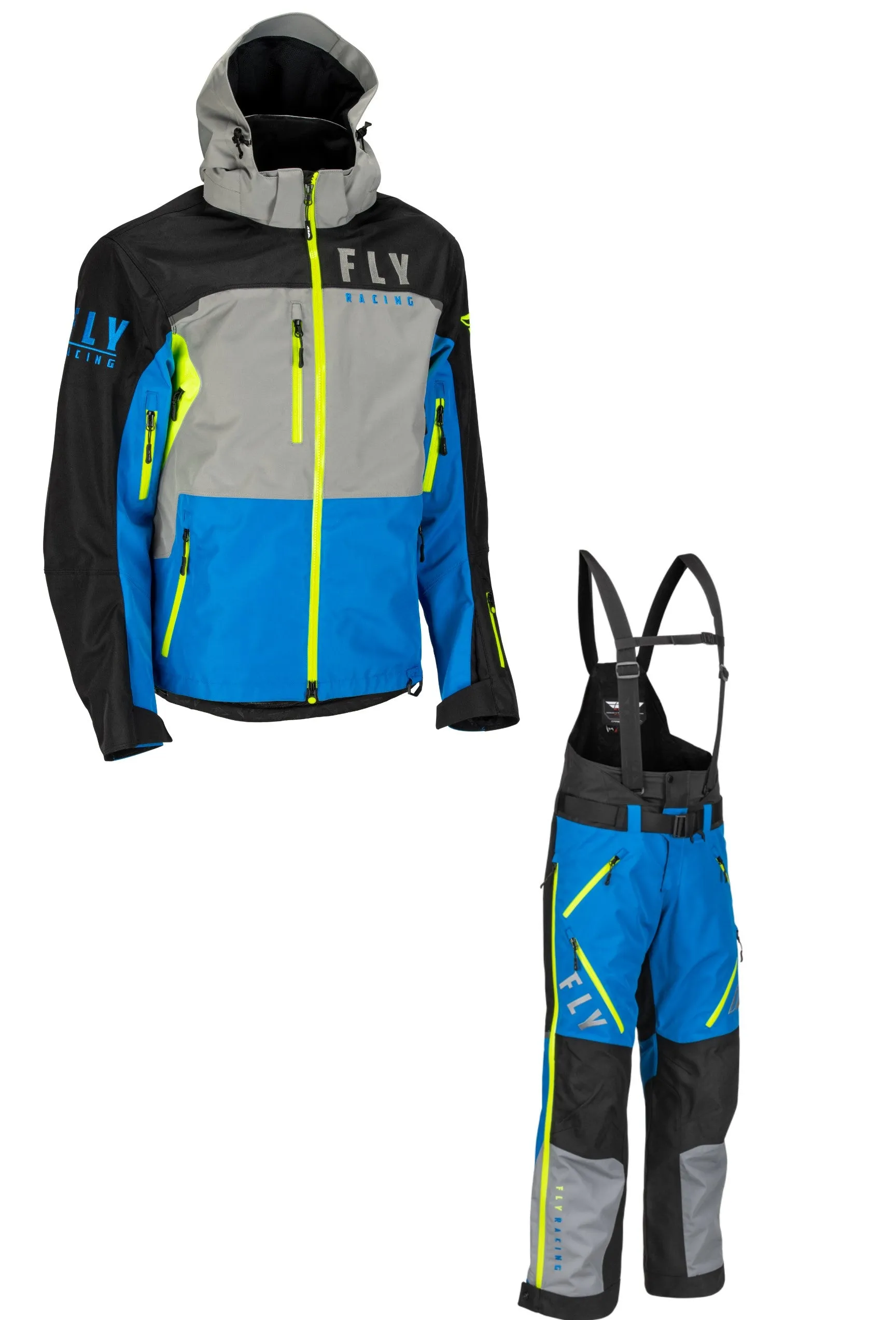 Fly Racing Carbon Snow Jacket/Bib Combo