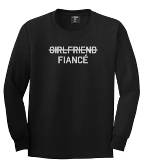 Girlfriend Fiance Engagement Mens Long Sleeve T-Shirt