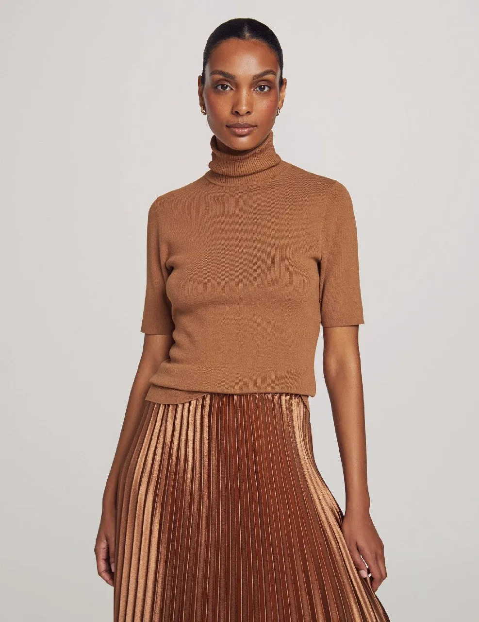 Half Sleeve Turtleneck- Sale