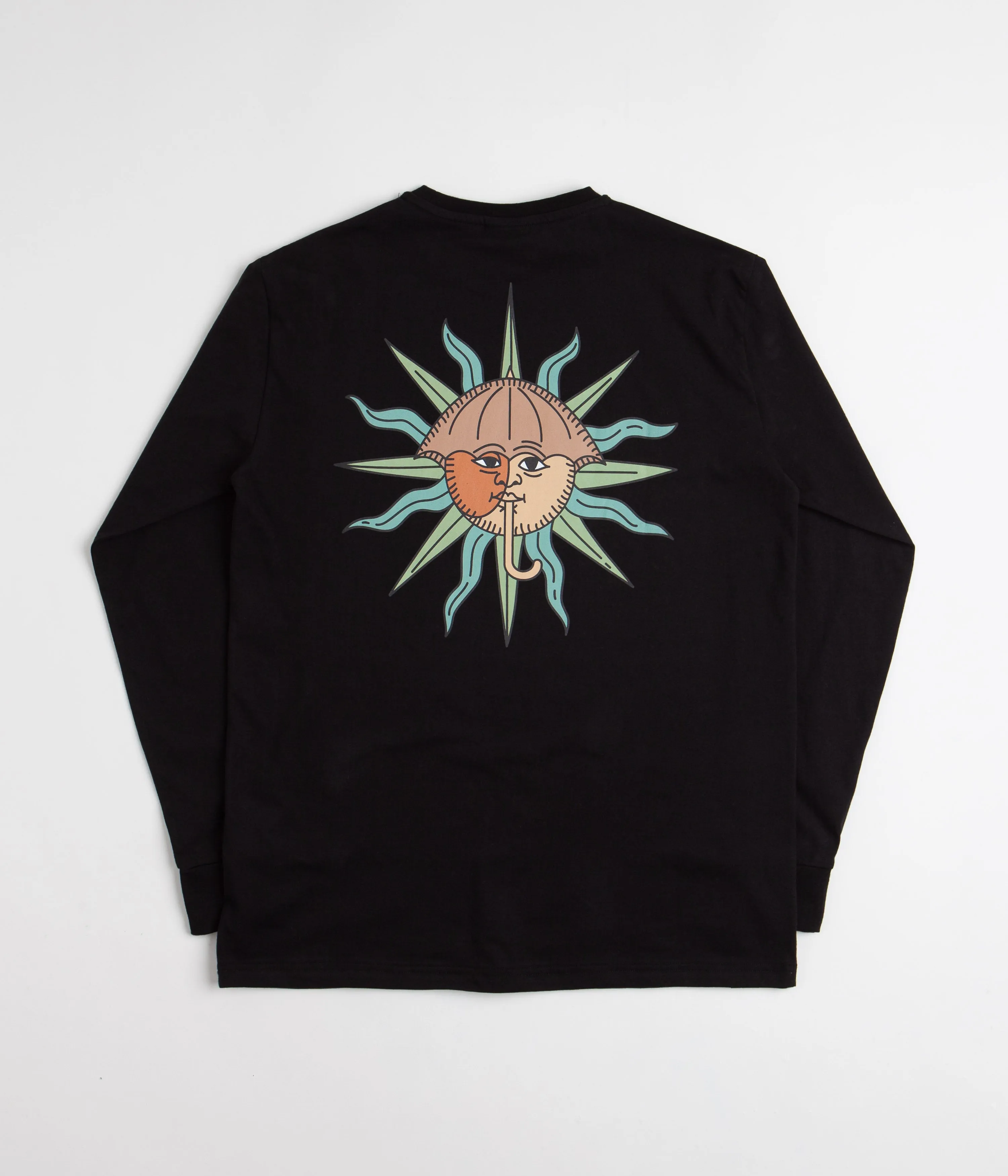 Helas Tarot Long Sleeve T-Shirt - Black