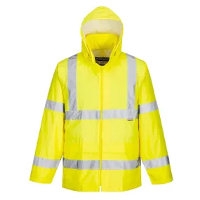 Hi -Vis Lightweight Nylon Rain Jacket