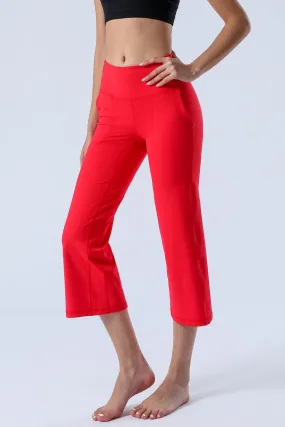 High-Rise Cropped Wide-Leg Pants