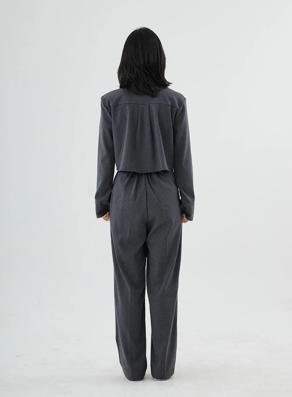 High Waist Maxi Tailored Pants ON11