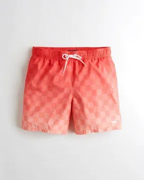 Hollister Plain Swim Shorts Men Peach