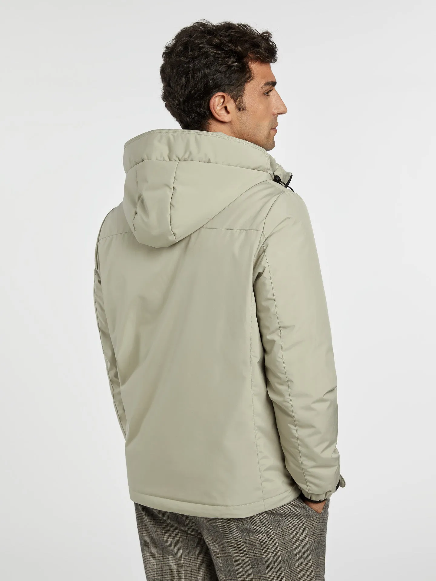 Hooded technic jacket