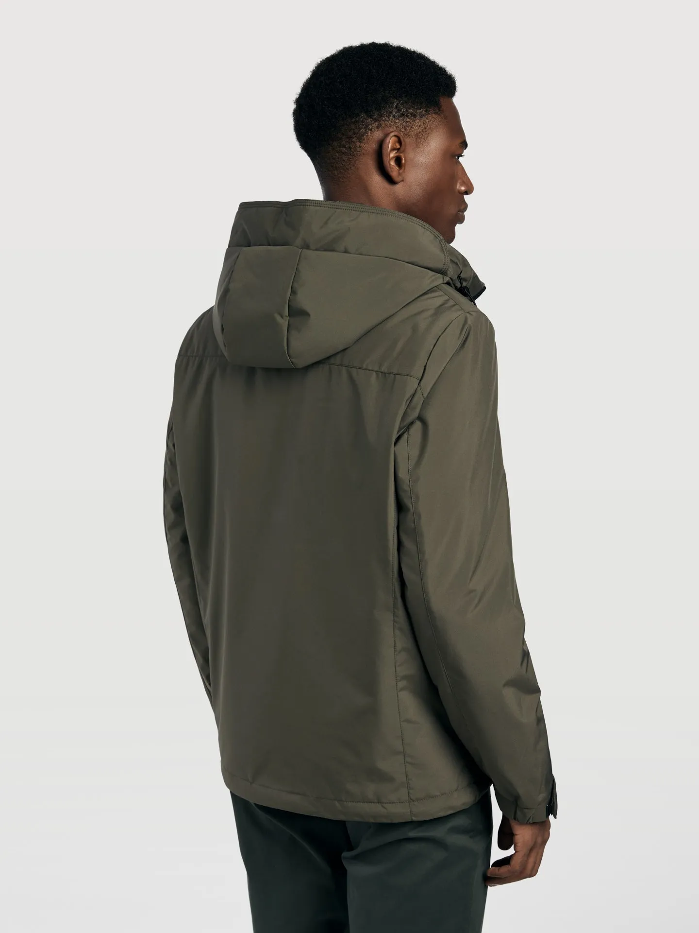 Hooded technic jacket