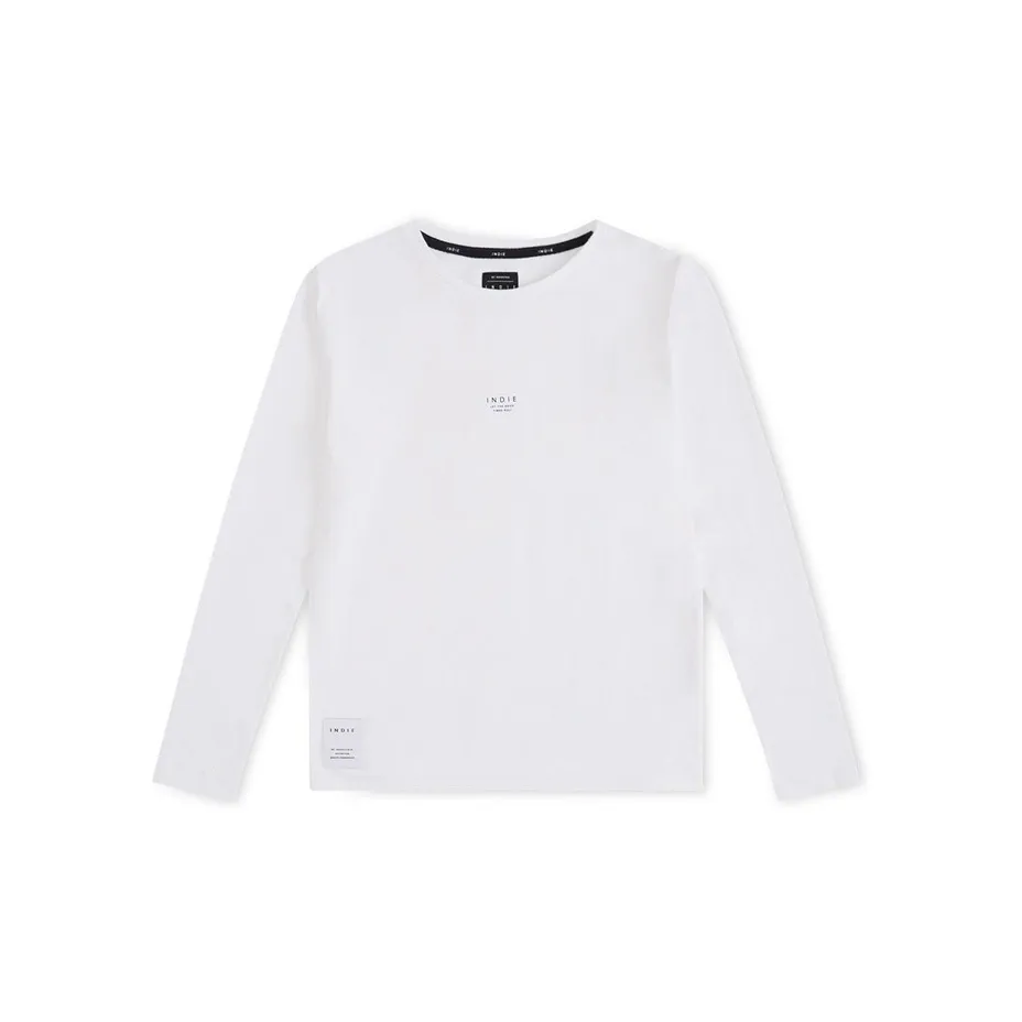 Indie Kids - Long Sleeve Marcoona tee - white