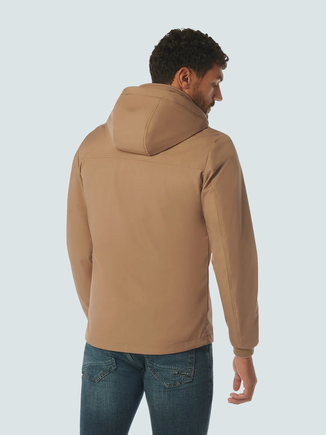 Jacket Mid Long Hooded | Desert