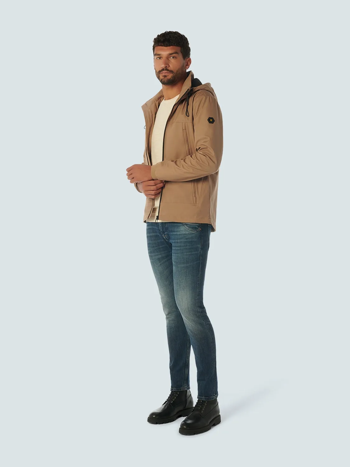 Jacket Mid Long Hooded | Desert