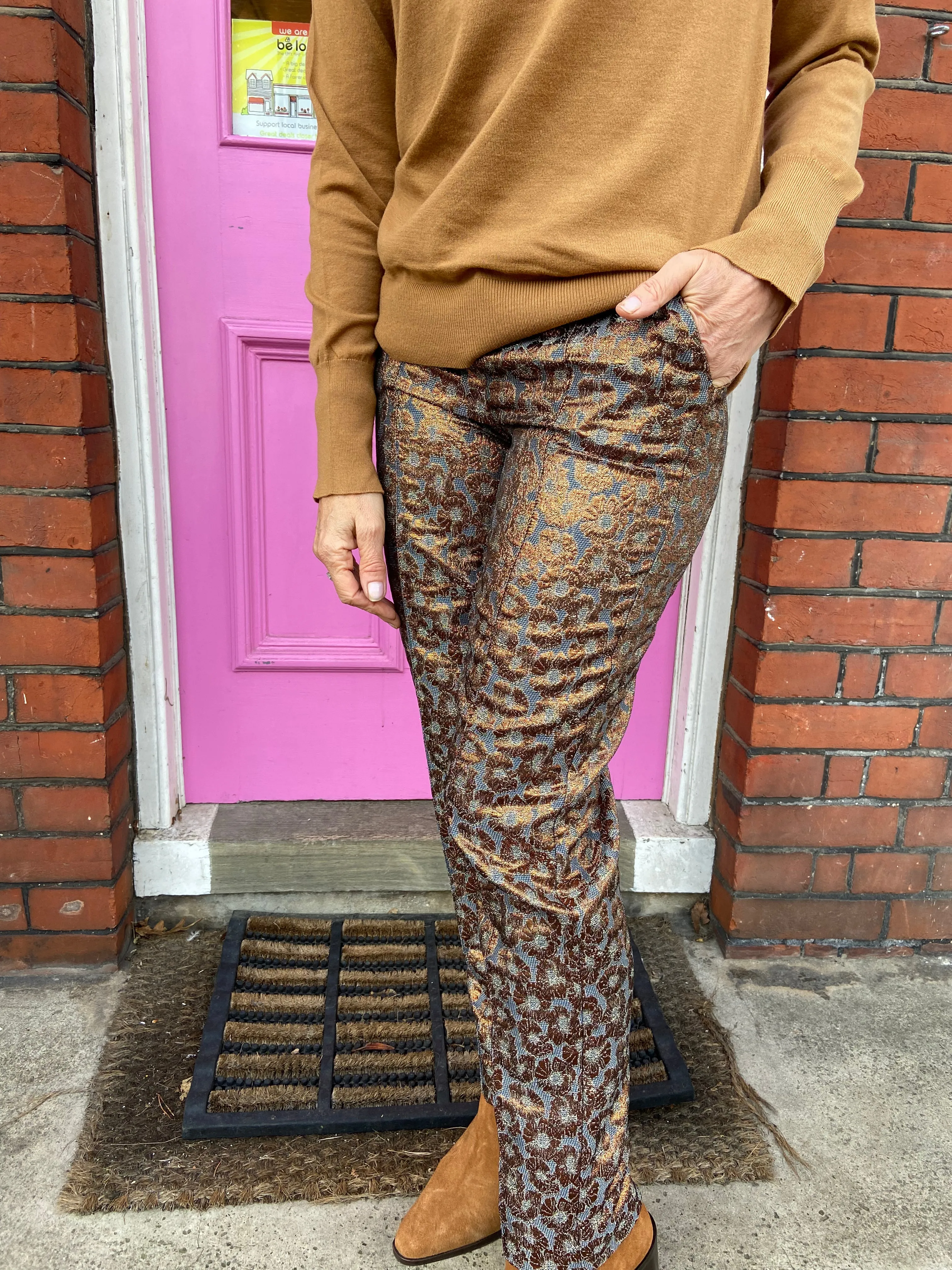 Jacquard trousers