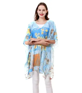 JC061921 Lotus V-Neck Tunic