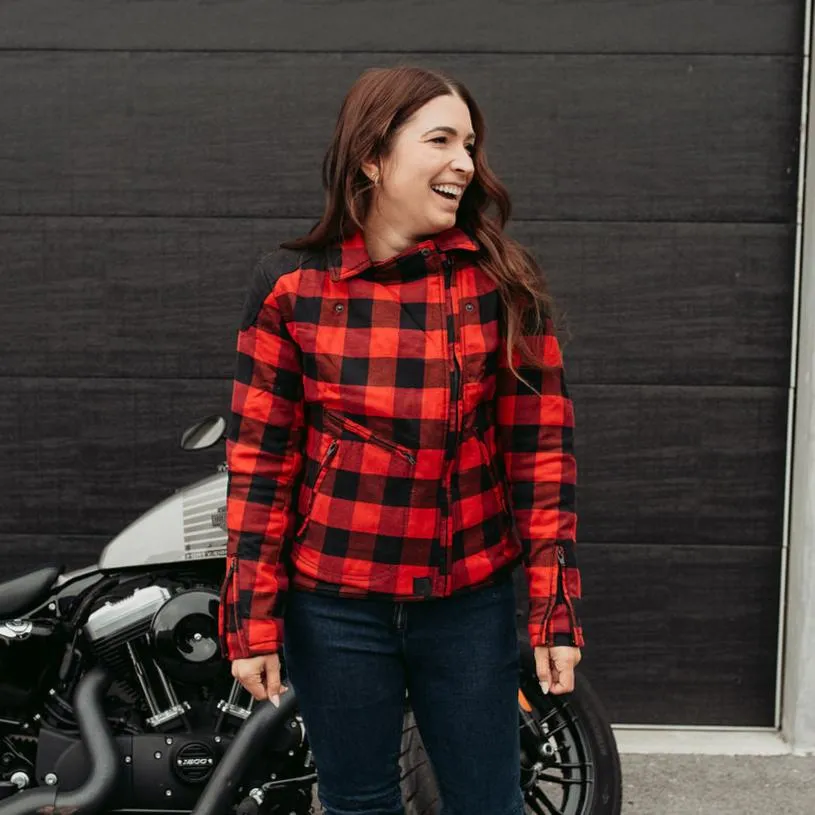 Jessie Flannel Jacket (Red)