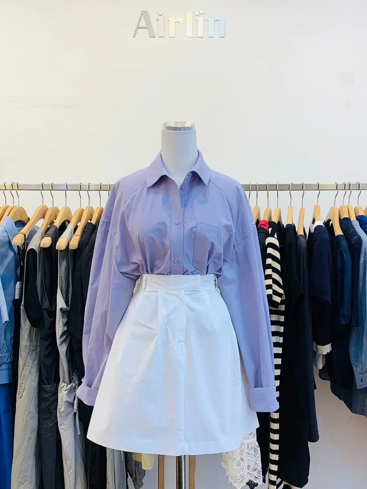 Lavender Breeze / Ocean Blue Lightweight shirt