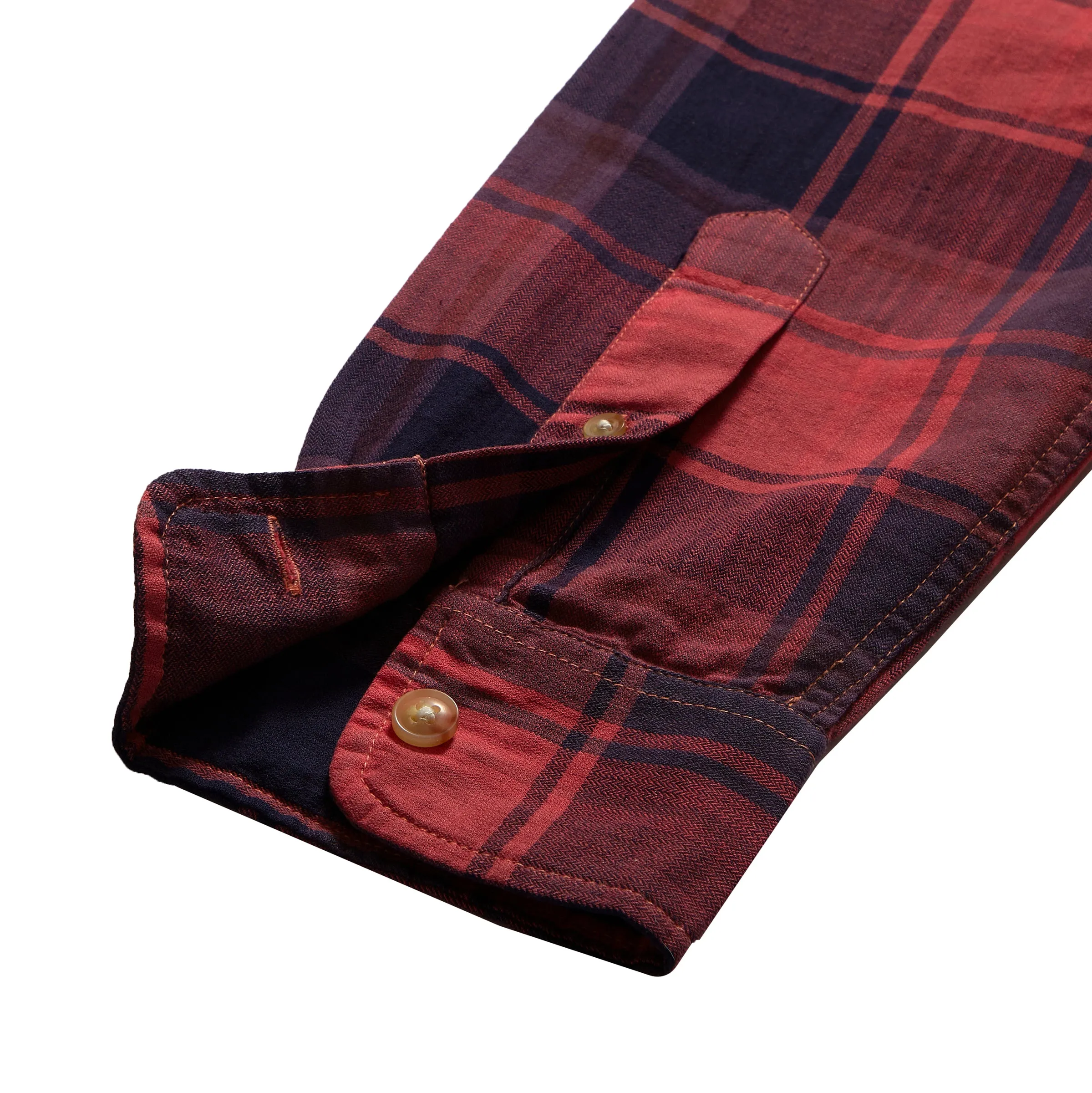 Lightweight Herringbone Twill - Crabapple