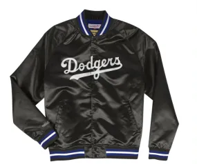 Los Angeles Dodgers MLB Mitchell & Ness Lightweight Men Satin Jacket - Black