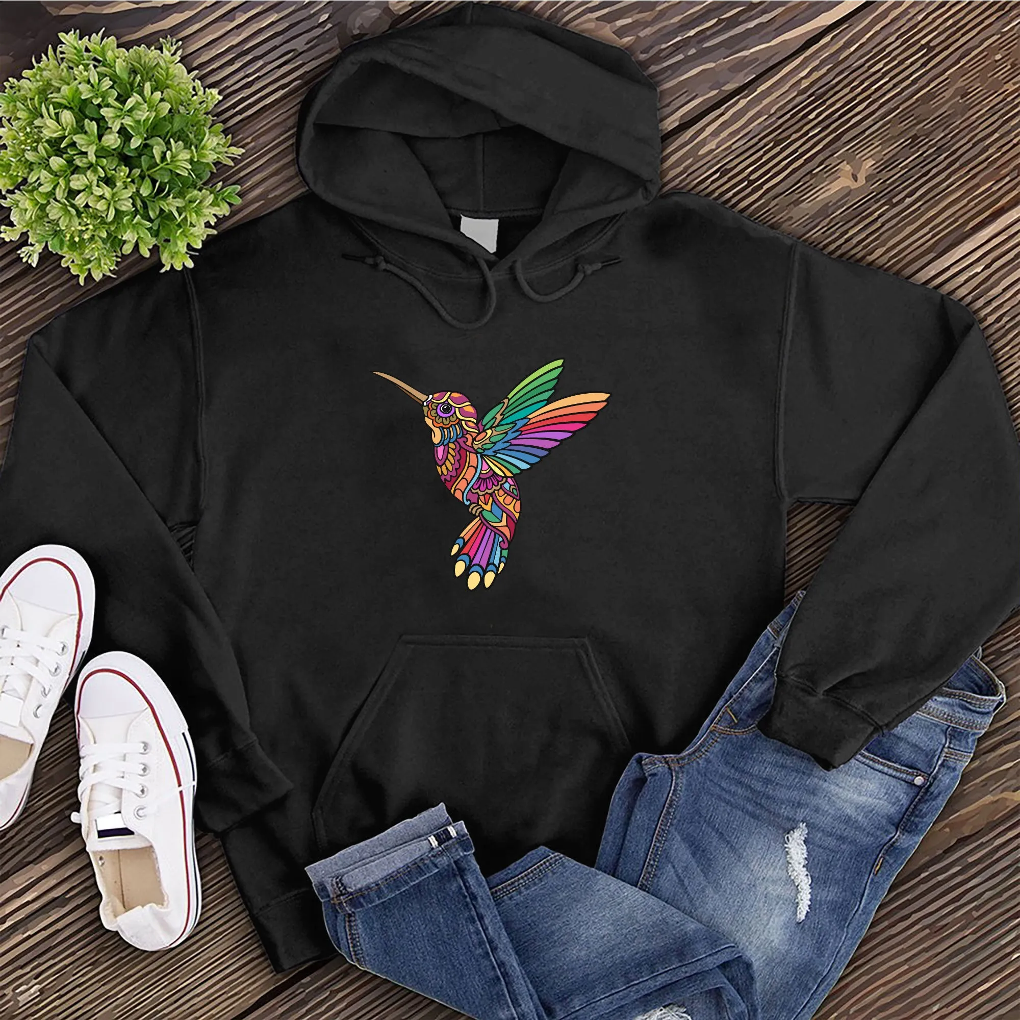 Mosaic Hummingbird Hoodie