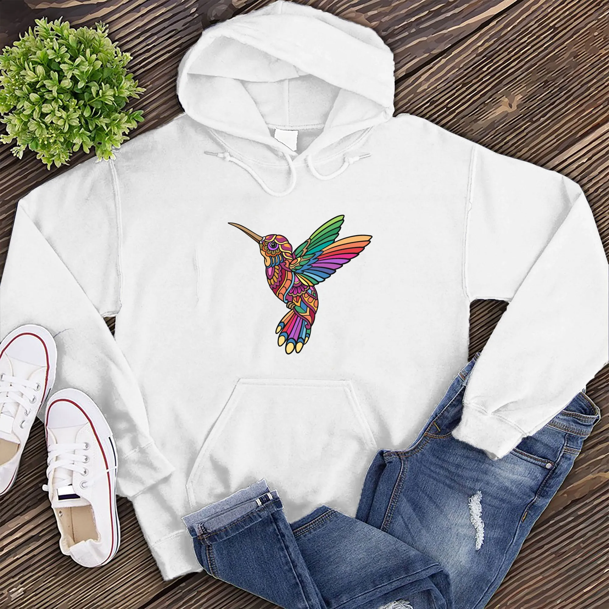 Mosaic Hummingbird Hoodie