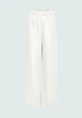 MSAuguste HW Linen Pants - Cloud Dancer