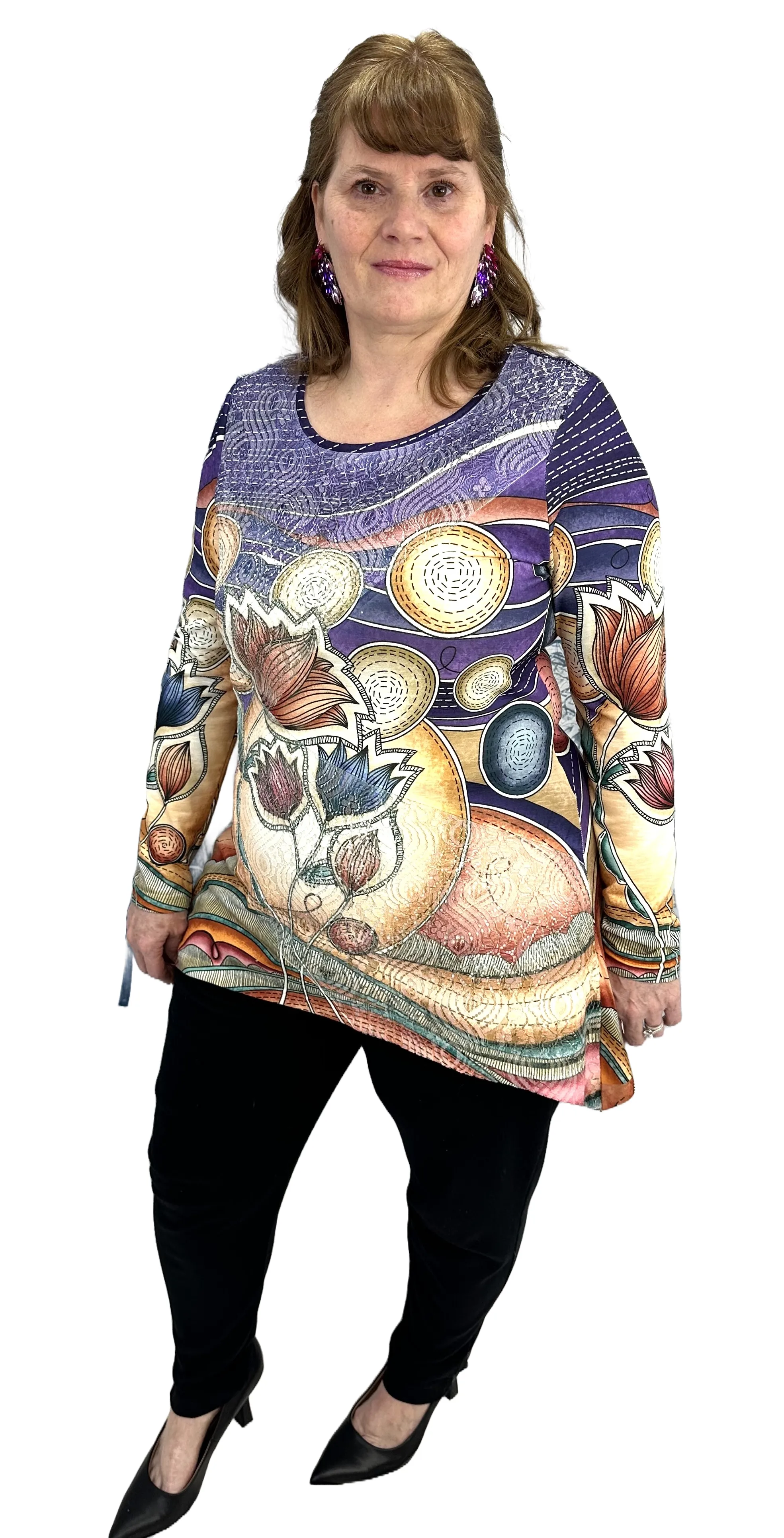 Multi Color Print Tunic