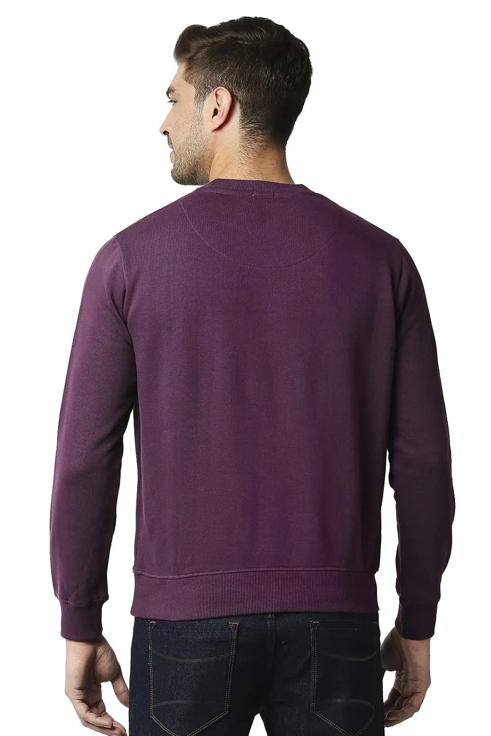 Muscle Fit Brushed Fleece Pullover Sweater