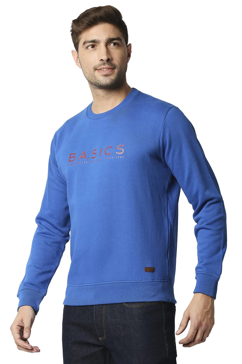 Muscle Fit Brushed Fleece Pullover Sweater