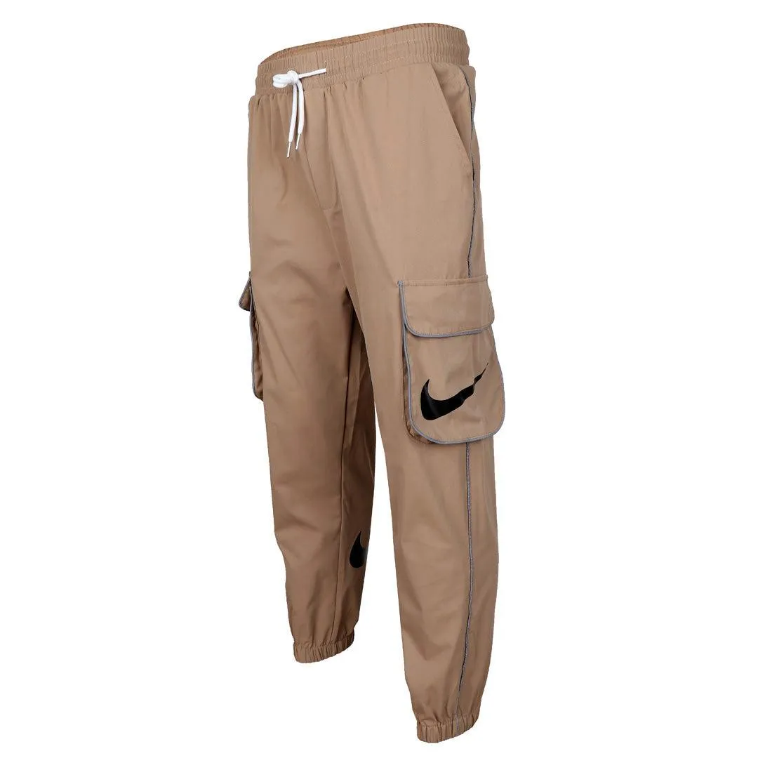 Nk Side Pockets Club Cargo Jog Pant-Brown