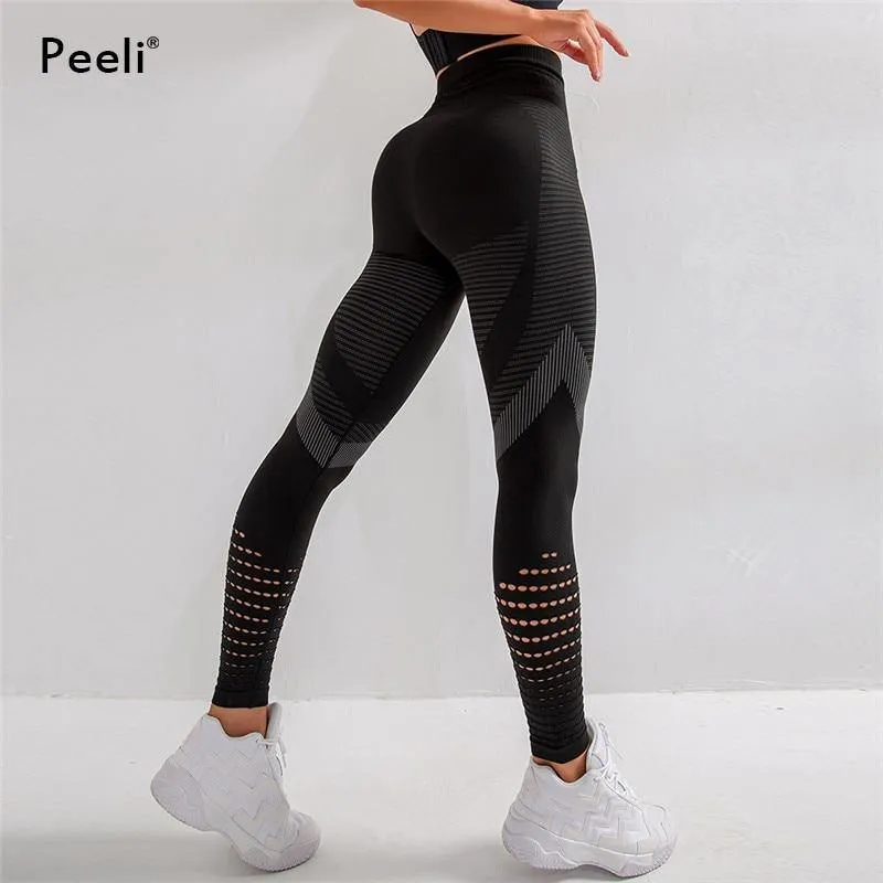 Peeli High Waist Seamless Leggings Yoga Pants