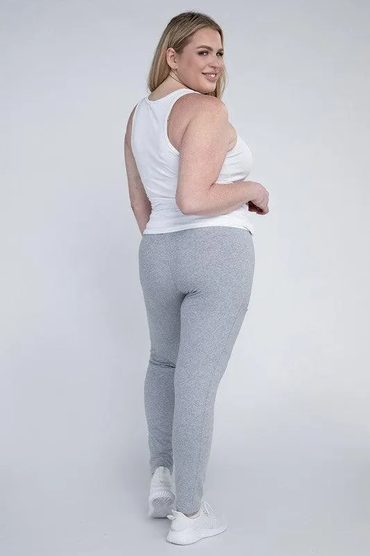 Plus Size Everyday Leggings with Pockets