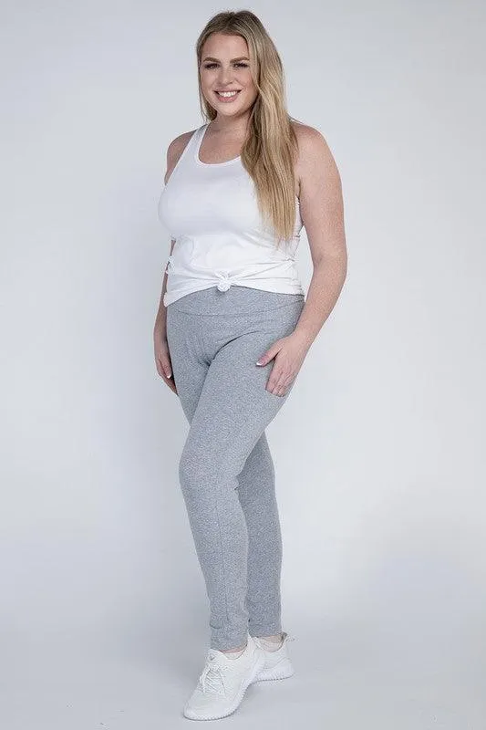 Plus Size Everyday Leggings with Pockets