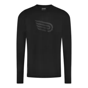 Pressio Perform Long Sleeve Top (Mens) - Black