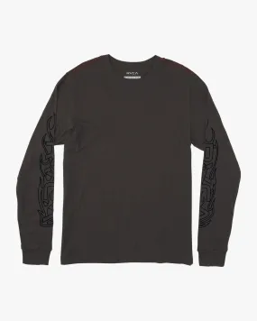 Pyro Long Sleeve Tee - Pirate Black