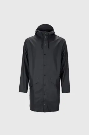 Rains 1202 Long Jacket - Black