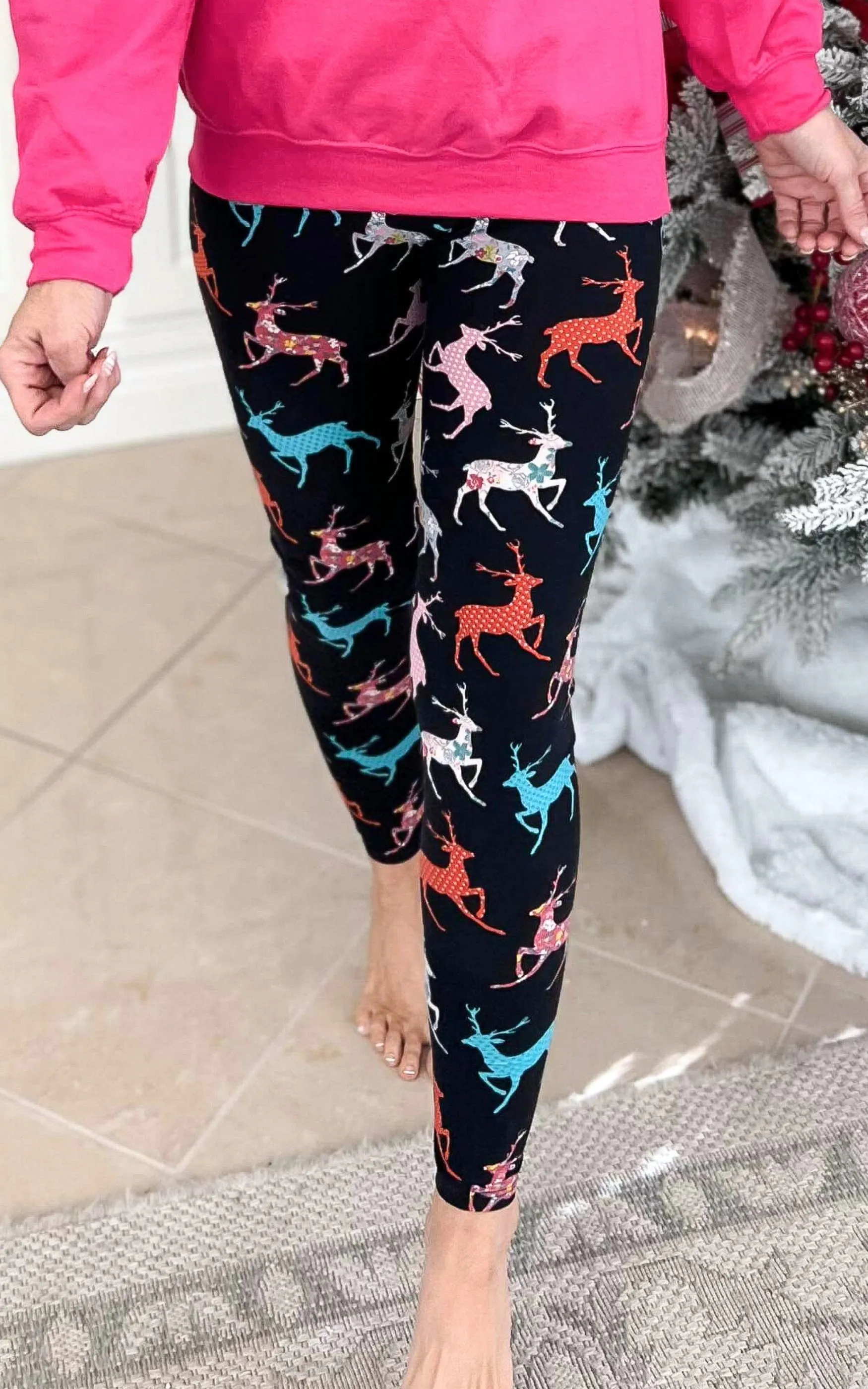 Reindeer Buttery Soft Leggings