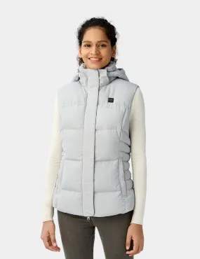 Replacement of Women's Heated Down Vest - Gray (Battery not Included)