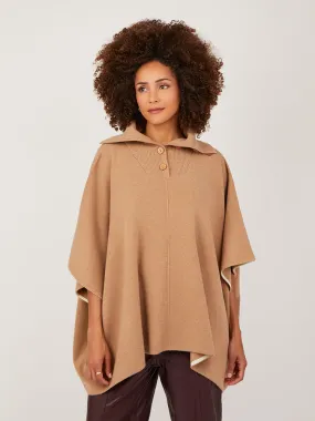 Sage Fudge Wool Cashmere Cape