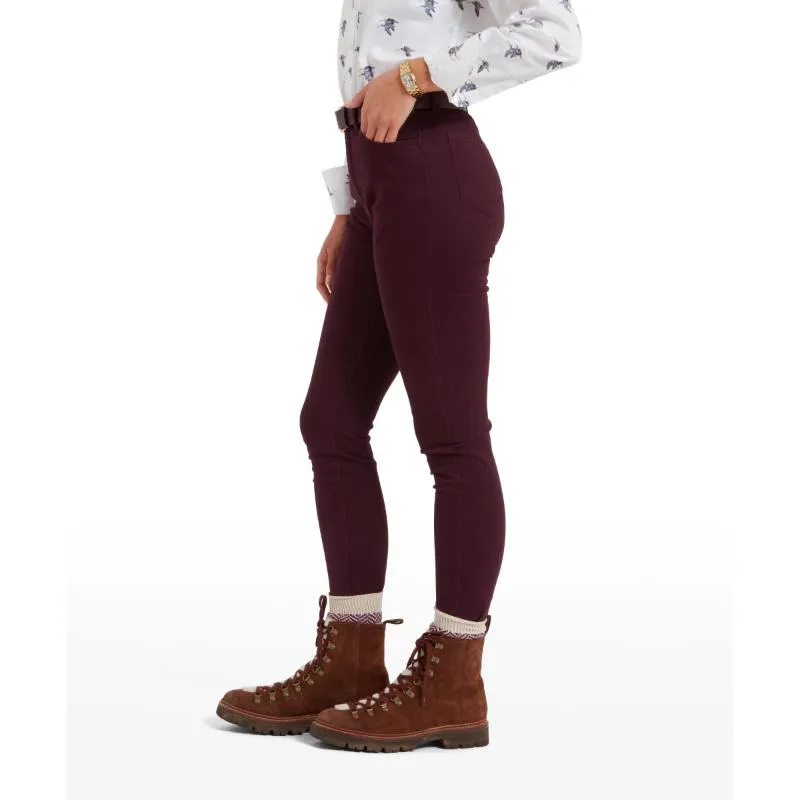 Schoffel Poppy Ladies Jean - Deep Plum