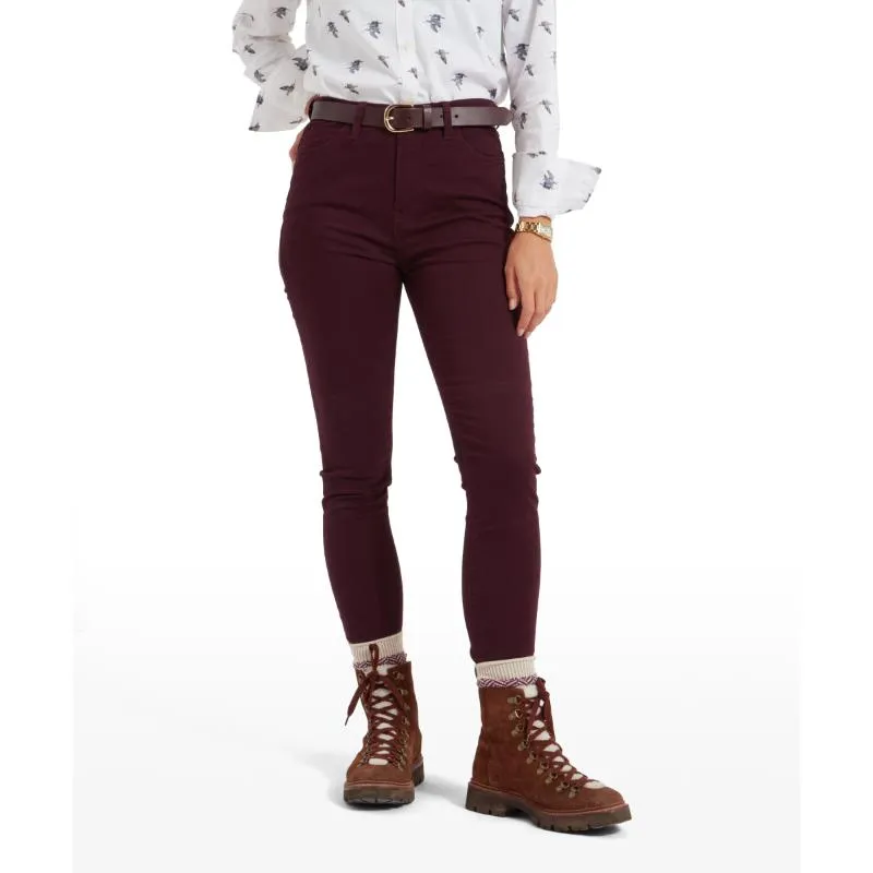 Schoffel Poppy Ladies Jean - Deep Plum