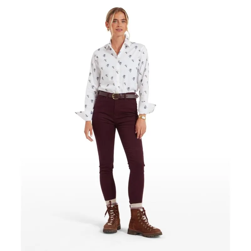 Schoffel Poppy Ladies Jean - Deep Plum