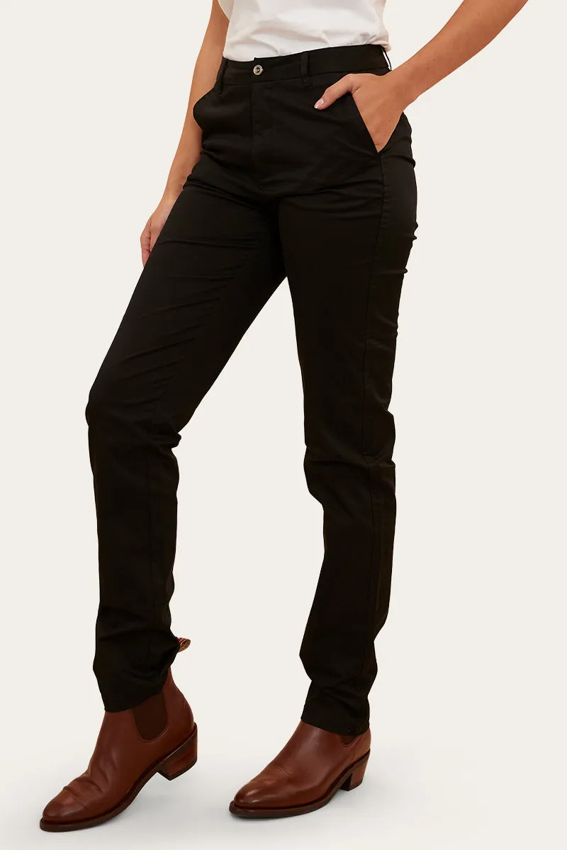 Scottsdale Womens Regular Fit Chino - Black