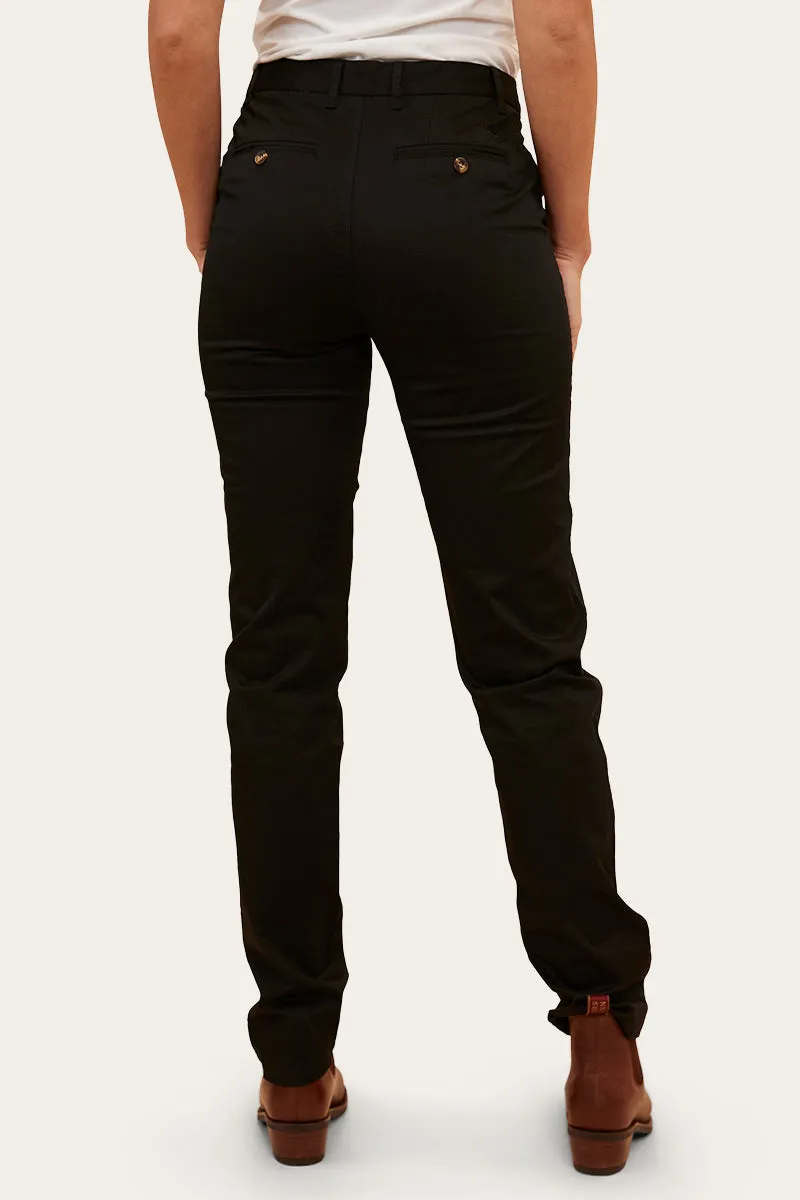 Scottsdale Womens Regular Fit Chino - Black