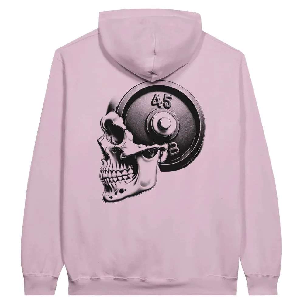 Skull Weightlifting Unisex Pullover Hoodie