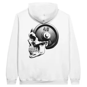 Skull Weightlifting Unisex Pullover Hoodie