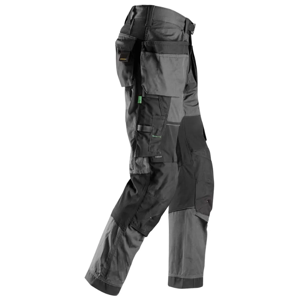 Snickers 6902 FlexiWork, Kneepad Holster Pocket Work Trousers Steel Grey