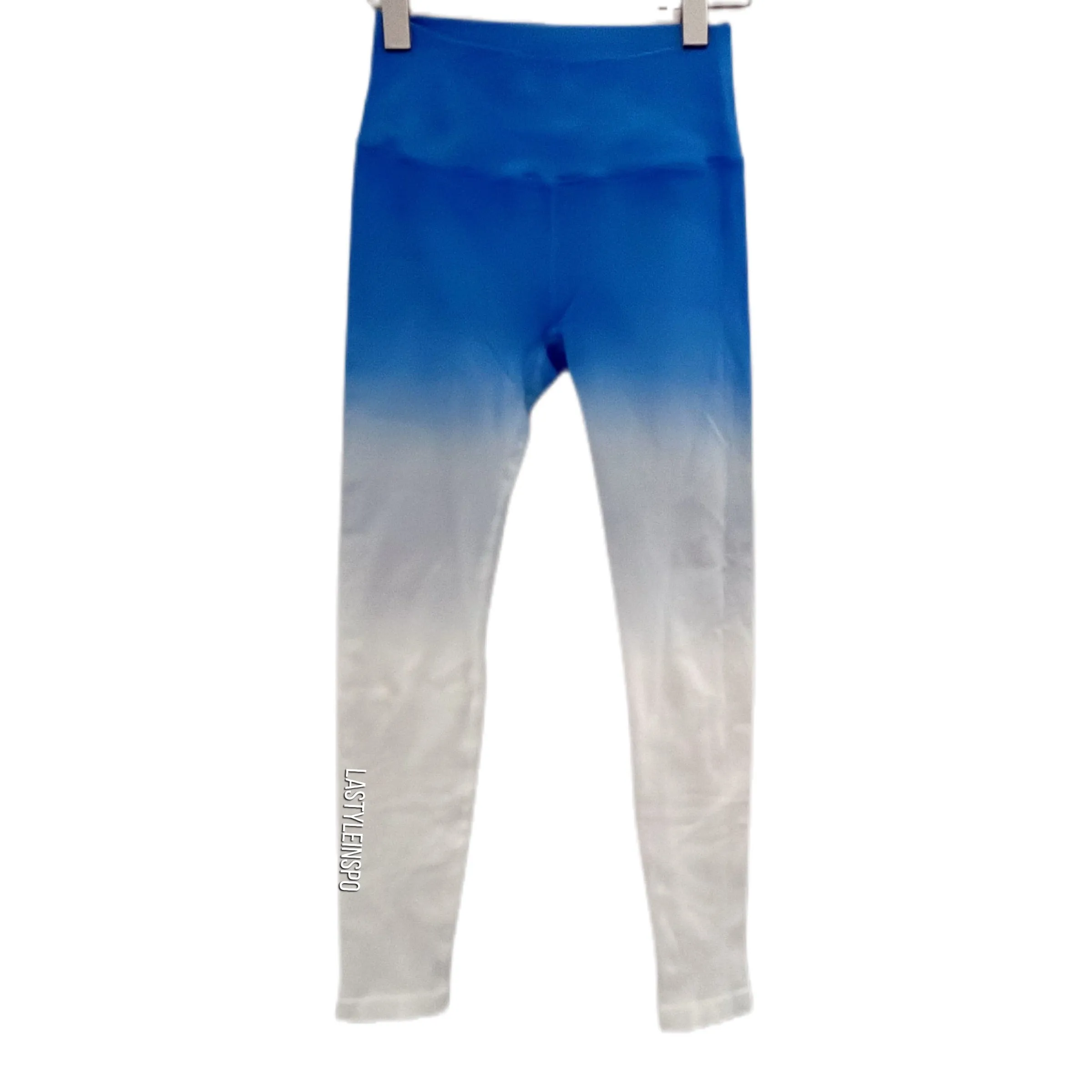 Spiritual Gangster Ombre Leggings White to Blue M/L