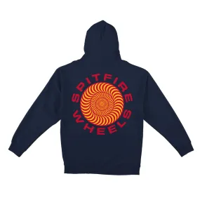 Spitfire - Classic 87 Swirl Hoodie Navy/Red