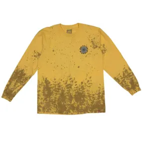 Spitfire Classic 87' Swirl L/S T Shirt Yellow Wash/Black & White