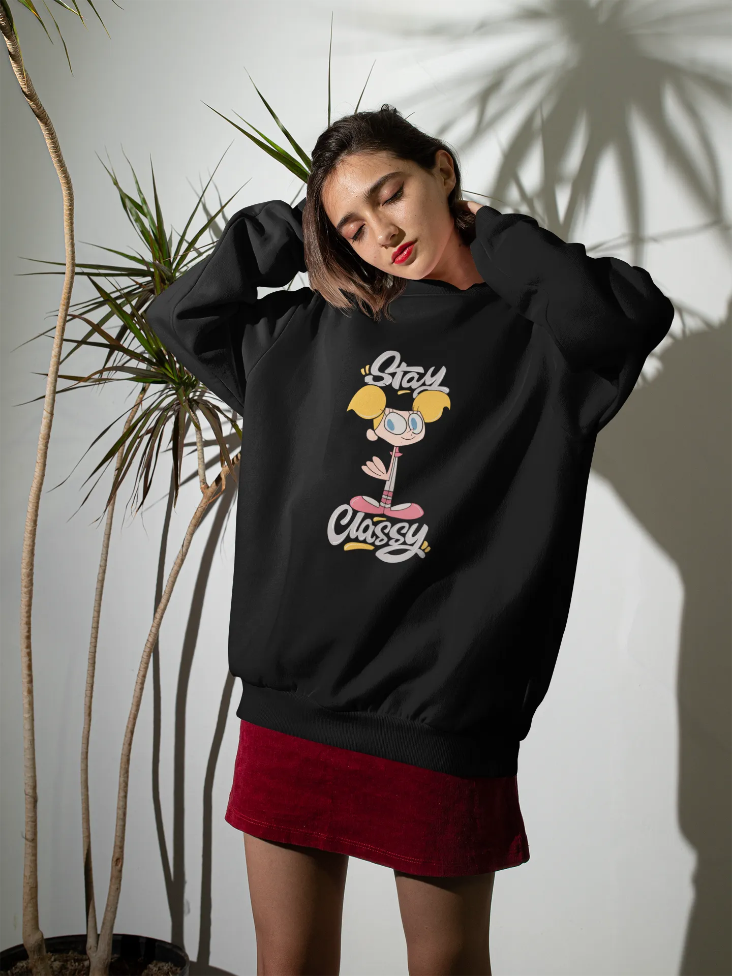 Stay Classy- Dee Dee : Dexter's Laboratory Winter Sweatshirts